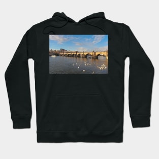 Side view of Charles Bridge Hoodie